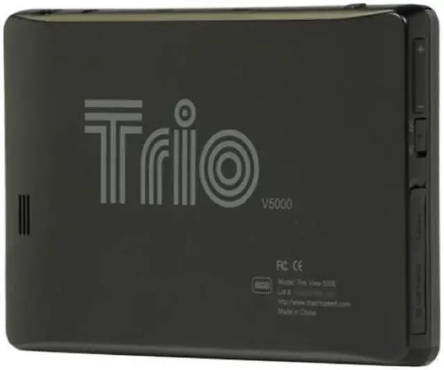 Alt view image 2 of 3 - Mach Speed 5" Black 8GB HD Video Media Player Trio V5000