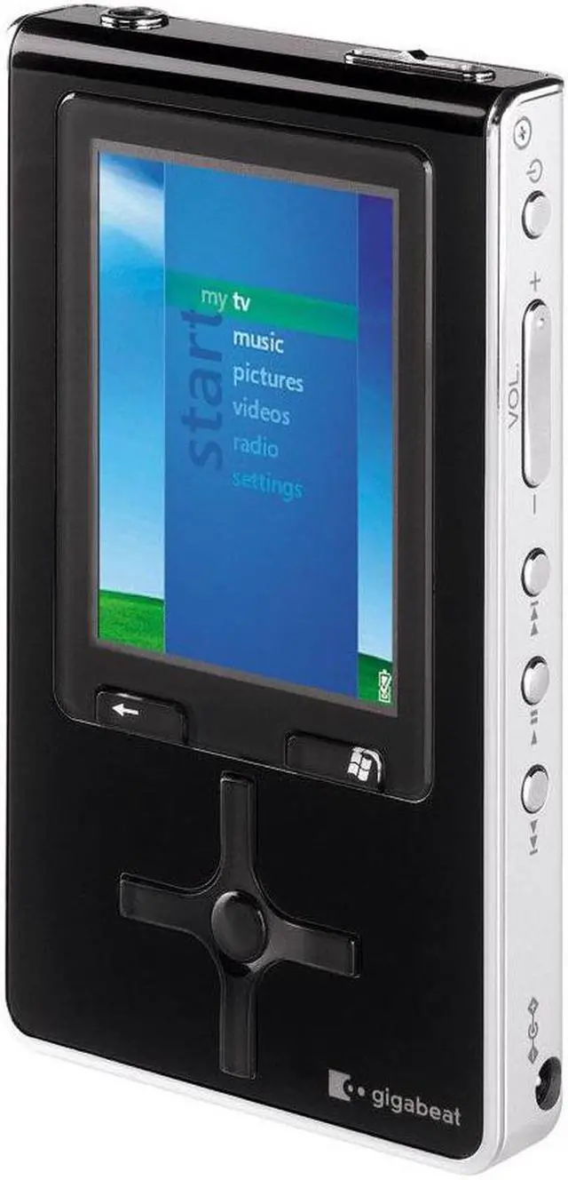 Alt view image 5 of 5 - TOSHIBA gigabeat 2.4" Piano Black 60GB MP3 Player MES60VK