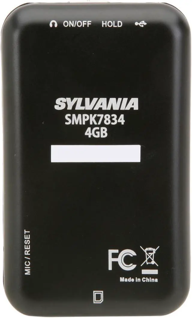 Alt view image 4 of 8 - SYLVANIA 2.8" Black 4GB Video MP3 Player SMPK7834