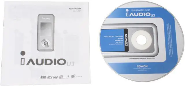 Alt view image 8 of 9 - iAUDIO U3 Black 4GB MP3 Player