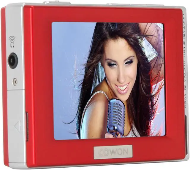Alt view image 8 of 12 - COWON D2 2.5" Red 4GB MP3 / MP4 Player