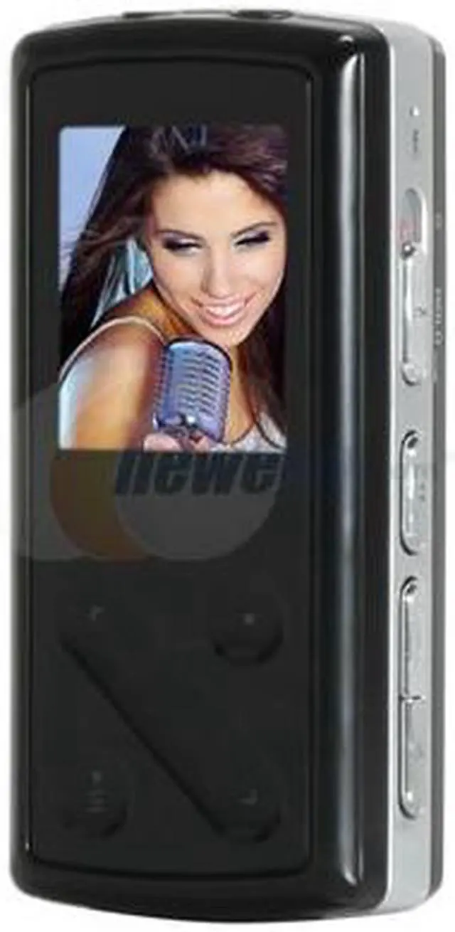 Alt view image 2 of 12 - COWON iAUDIO 7 1.3" Black & Silver Side 4GB MP3 Player I7-04SL