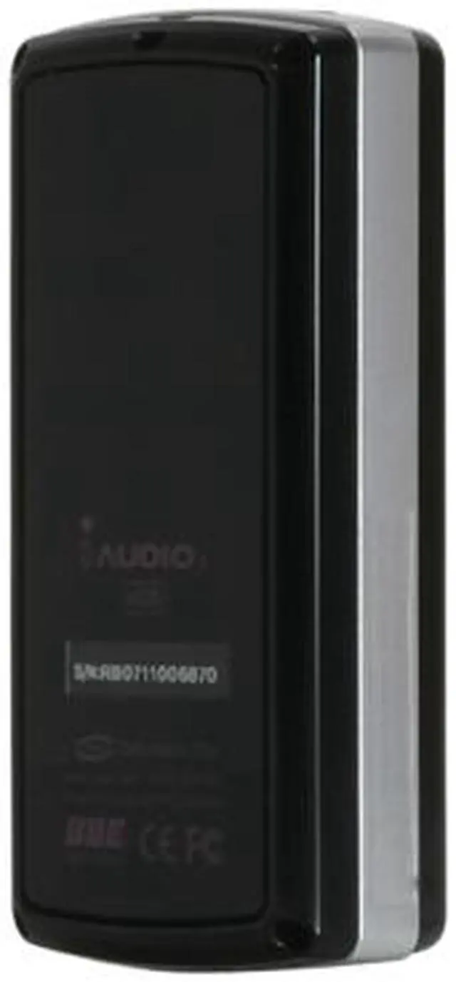 Alt view image 6 of 12 - COWON iAUDIO 7 1.3" Black & Silver Side 4GB MP3 Player I7-04SL