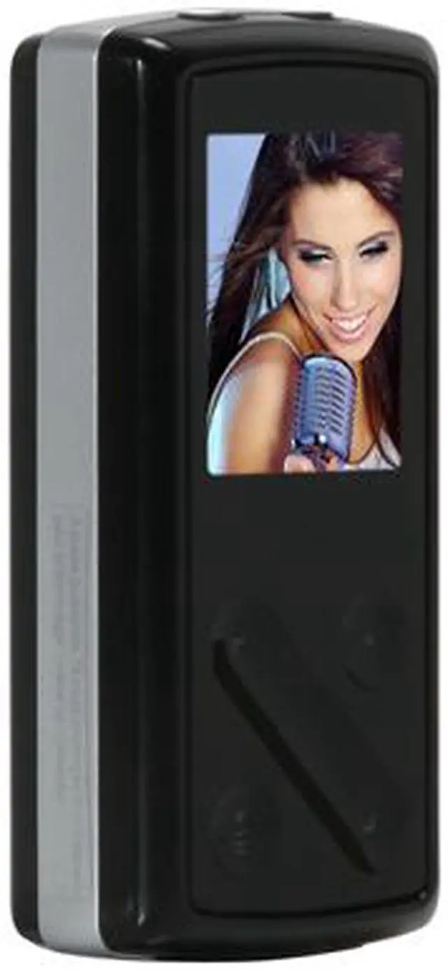 Alt view image 8 of 12 - COWON iAUDIO 7 1.3" Black & Silver Side 4GB MP3 Player I7-04SL