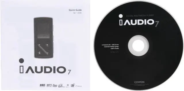 Alt view image 4 of 4 - COWON iAUDIO 7 1.3" Black & Red Side 8GB MP3 Player