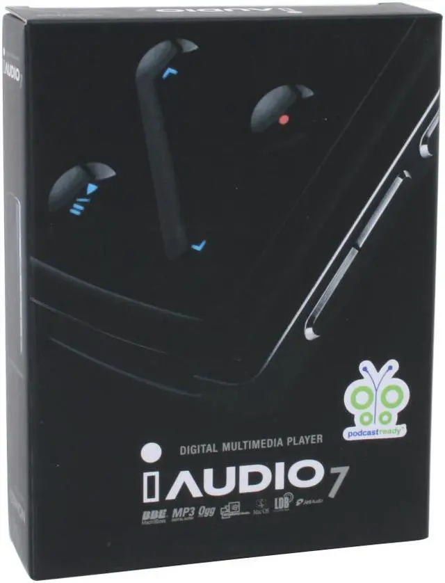 Alt view image 10 of 10 - COWON iAUDIO 7 1.3" Black & Red Side 16GB MP3 Player