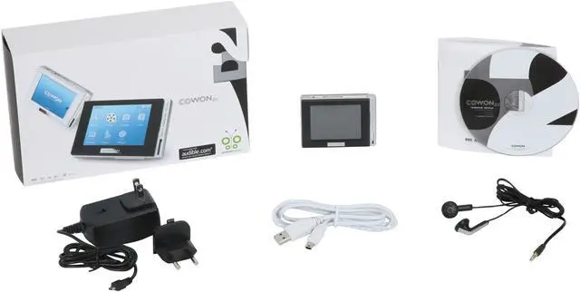 Alt view image 12 of 12 - COWON D2 2.5" Black 8GB MP3 / MP4 Player