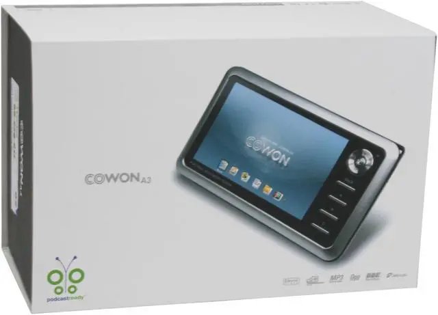Alt view image 12 of 12 - COWON A3 4" Silver 60GB MP3 / MP4 Player