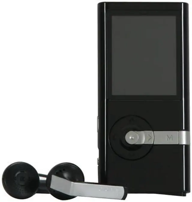 Alt view image 2 of 13 - COWON iAUDIO U5 1.8" Black and Silver 8GB MP3 Player