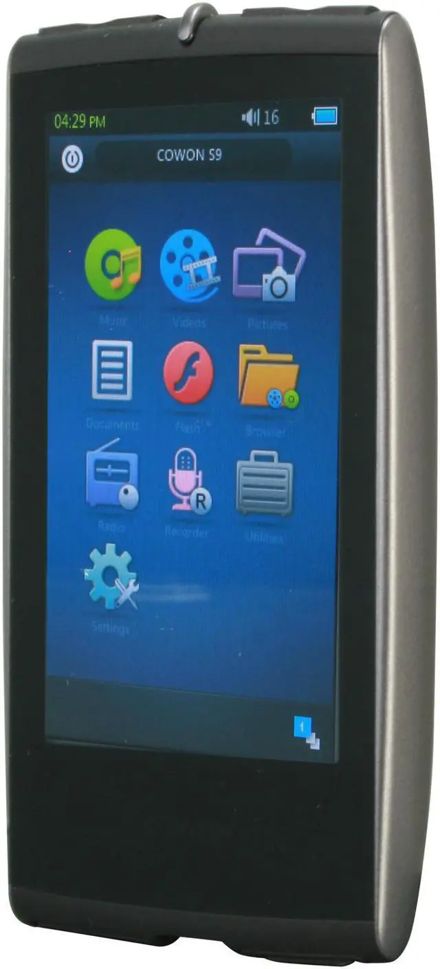 Alt view image 2 of 7 - COWON S9 3.3" 8GB MP3 / MP4 Player