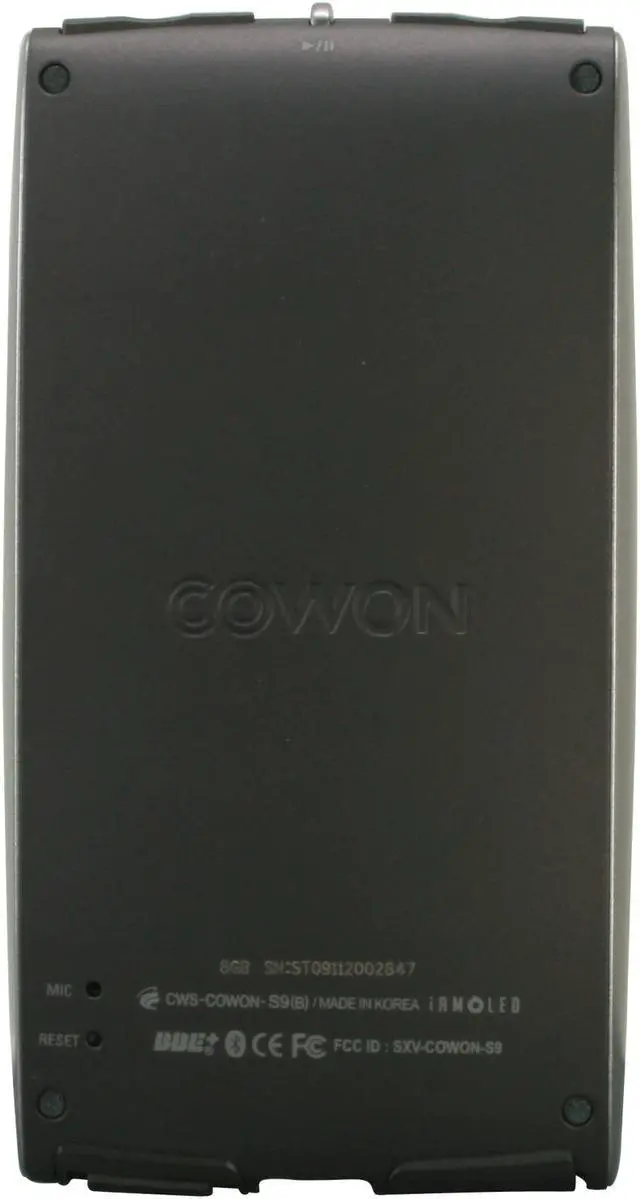 Alt view image 4 of 7 - COWON S9 3.3" 8GB MP3 / MP4 Player