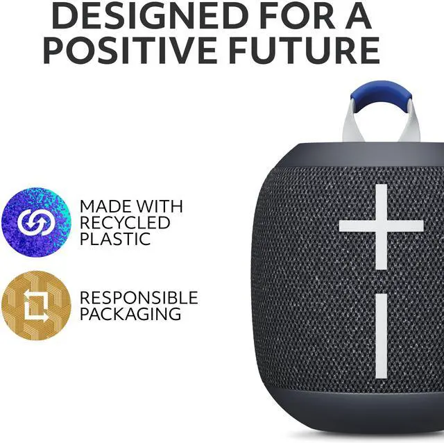Alt view image 6 of 8 - Ultimate Ears WONDERBOOM 4 Wireless Bluetooth Speaker - Black