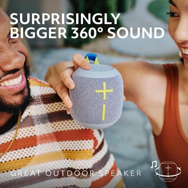Alt view image 2 of 8 - Ultimate Ears WONDERBOOM 4 Wireless Bluetooth Speaker - Blue