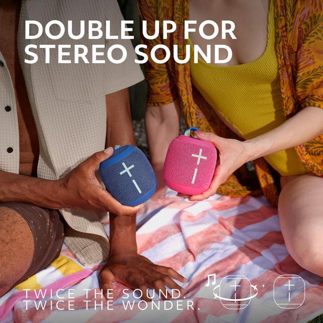Alt view image 7 of 8 - Ultimate Ears WONDERBOOM 4 Wireless Bluetooth Speaker - Pink