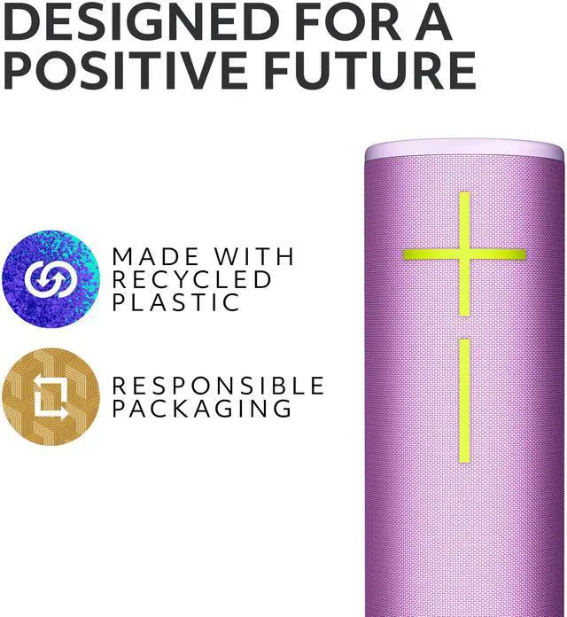 Alt view image 7 of 7 - Ultimate Ears - BOOM 4 Portable Wireless Bluetooth Speaker with Waterproof, Dustproof and Floatable design - Enchanting Lilac