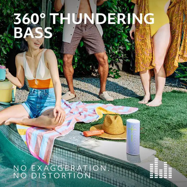 Alt view image 2 of 6 - Ultimate Ears MEGABOOM 4 Wireless Bluetooth Speaker - Active Black