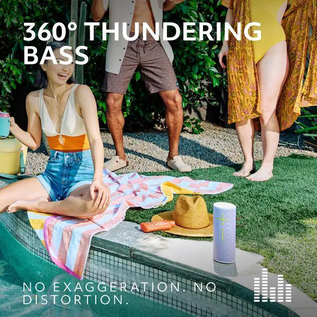 Alt view image 2 of 7 - Ultimate Ears MEGABOOM 4 Wireless Bluetooth Speaker - Enchanting Lilac