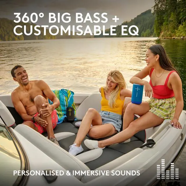 Alt view image 2 of 8 - Ultimate Ears EVERBOOM Wireless Bluetooth Speaker - Charcoal Black