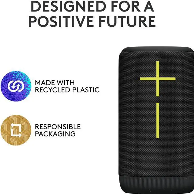 Alt view image 7 of 8 - Ultimate Ears EVERBOOM Wireless Bluetooth Speaker - Charcoal Black