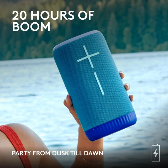 Alt view image 3 of 8 - Ultimate Ears EVERBOOM Wireless Bluetooth Speaker - Cobalt Blue