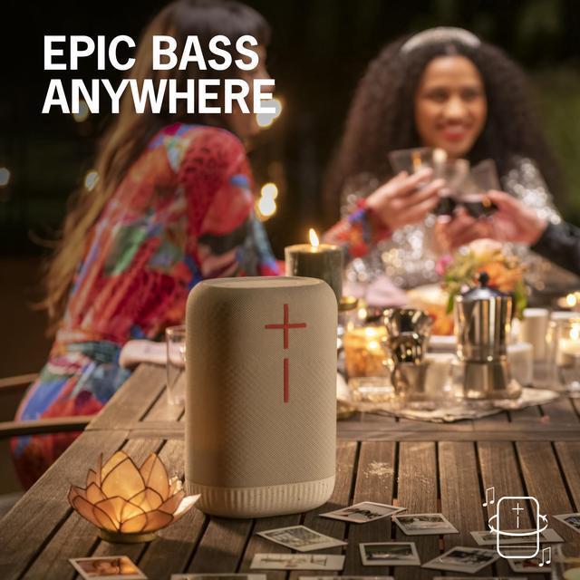 Alt view image 3 of 8 - Ultimate Ears 984-001866 EPICBOOM Wireless Bluetooth Speaker -  Cotton White