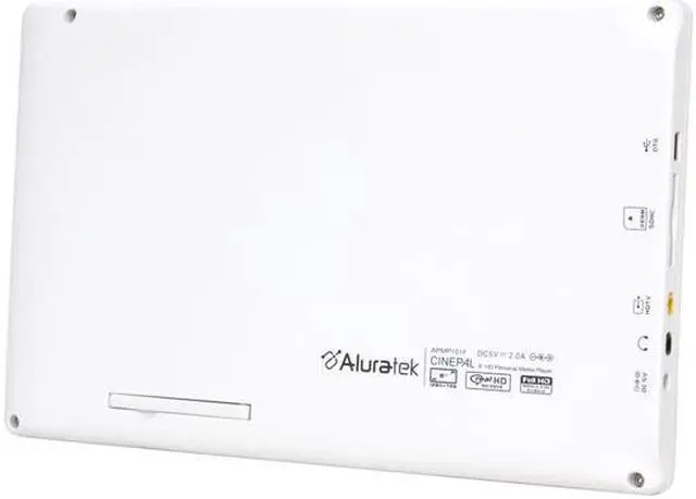 Alt view image 7 of 12 - Aluratek 8" CINEPAL HD Personal Media player APMP101F