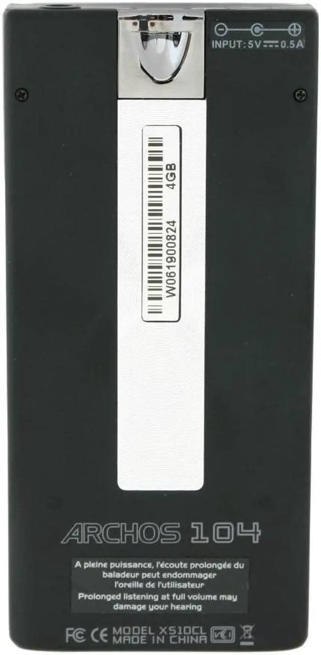 Alt view image 7 of 10 - ARCHOS 1.5" Black 4GB MP3 Player 104