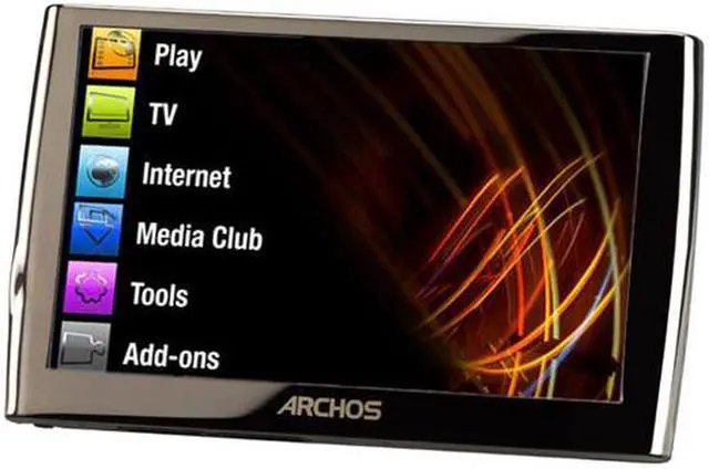 Alt view image 2 of 6 - Archos 5 120GB 4.8" WiFi Touch Screen Internet Media Tablet and MP3/MP4 Player