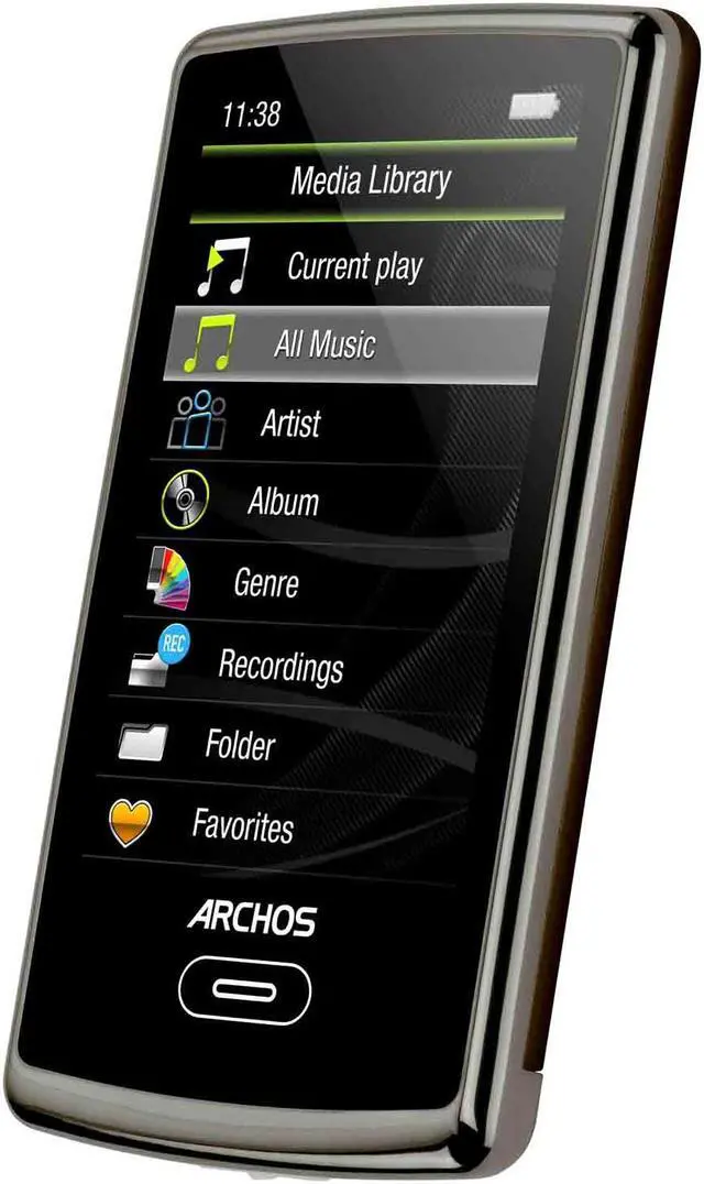 Main image of Archos 3 Vision - 8GB MP3/MP4 Player (501338) - CHOCOLATE BROWN