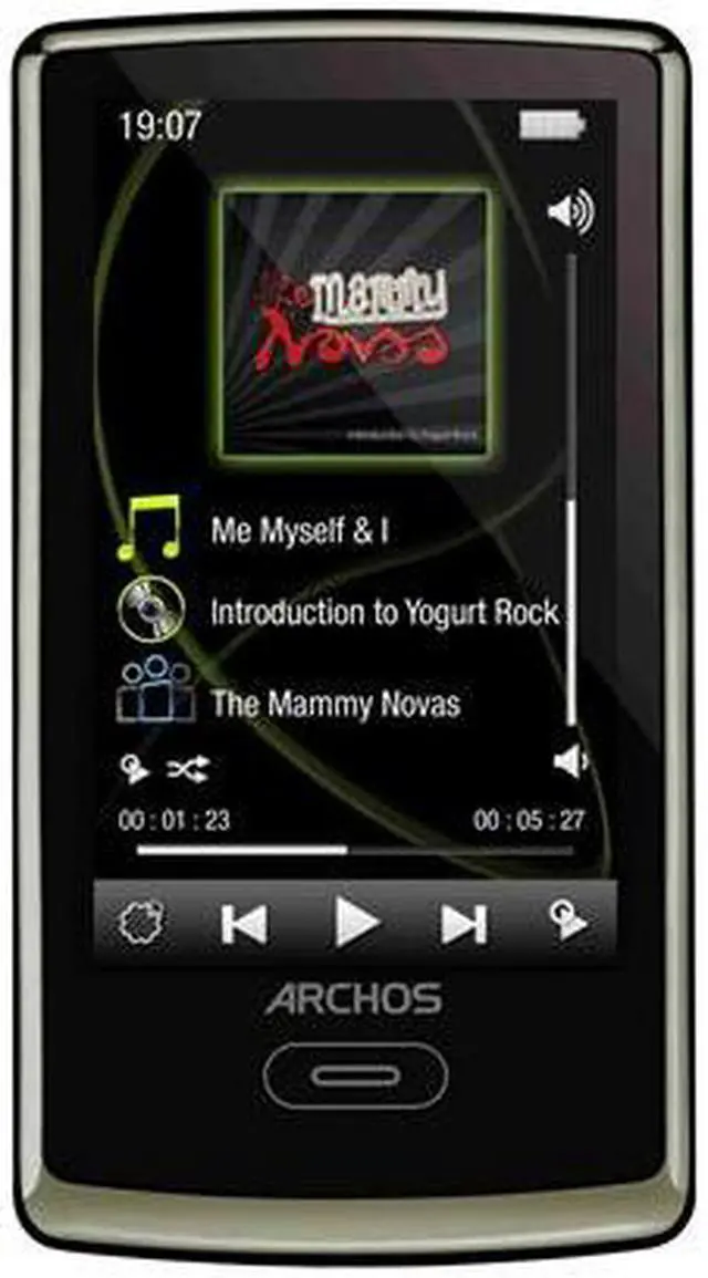 Alt view image 5 of 11 - Archos 3 Vision - 8GB MP3/MP4 Player (501338) - CHOCOLATE BROWN