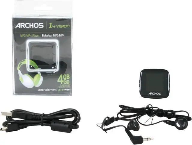 Alt view image 6 of 6 - Archos - 14 Vision - 4GB MP3/MP4 Player w/ FM Radio (501509)