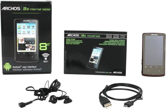 Alt view image 9 of 9 - Archos - 32 Internet Tablet - 8GB running Google ANDROID + Wi-Fi (501570)