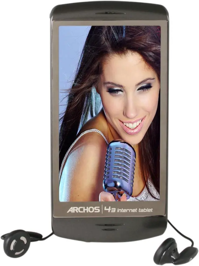 Alt view image 7 of 13 - ARCHOS 4.3" MP3 / MP4 Player 43 Internet Tablet - 8GB