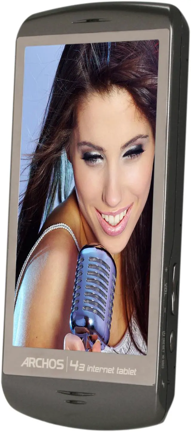 Alt view image 8 of 13 - ARCHOS 4.3" MP3 / MP4 Player 43 Internet Tablet - 8GB