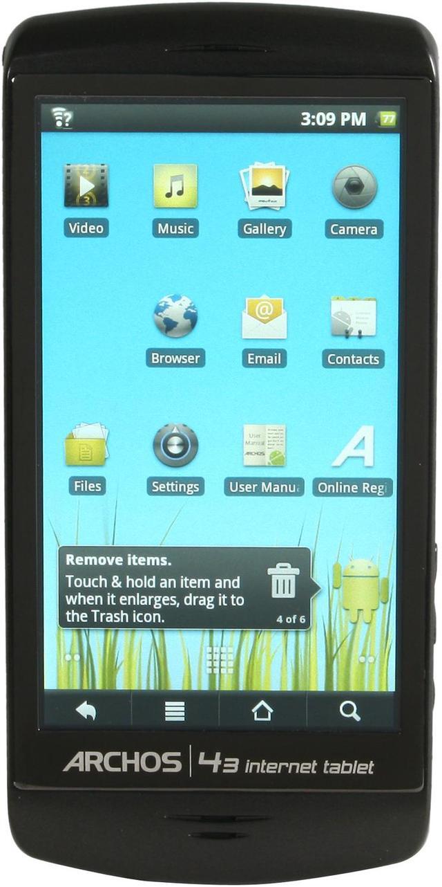 Main image of Archos - 43 Internet Tablet - 16GB Running Google ANDROID + Wi-Fi (501578)