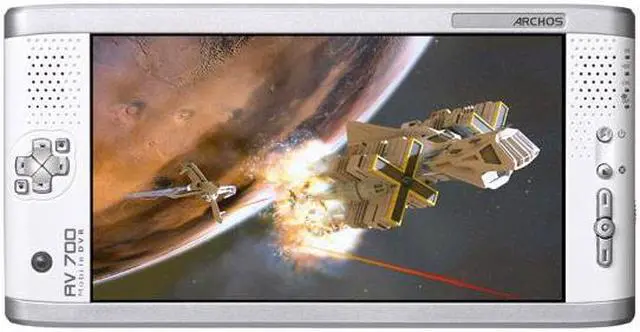 Alt view image 2 of 13 - ARCHOS 7" Silver 100GB MP3 / MP4 Player AV 700