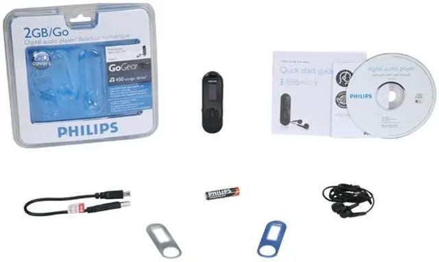 Alt view image 12 of 12 - PHILIPS GoGear 2GB MP3 Player SA2627/37