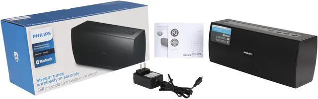 Alt view image 7 of 7 - Philips BT3080B/37 Bluetooth Speaker - Black