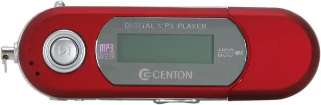 Alt view image 9 of 13 - CENTON moVex Red 2GB MP3 Player 2GBMP3-003
