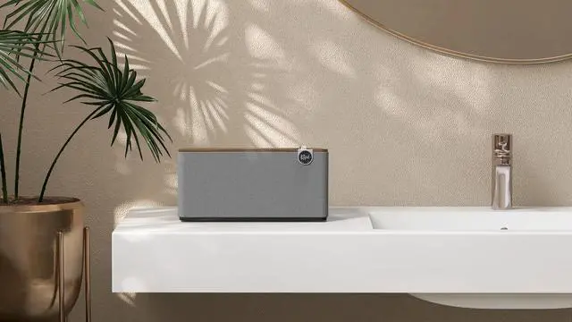 Alt view image 9 of 9 - Klipsch THE THREE PLUS Premium Bluetooth Speaker System (Walnut)