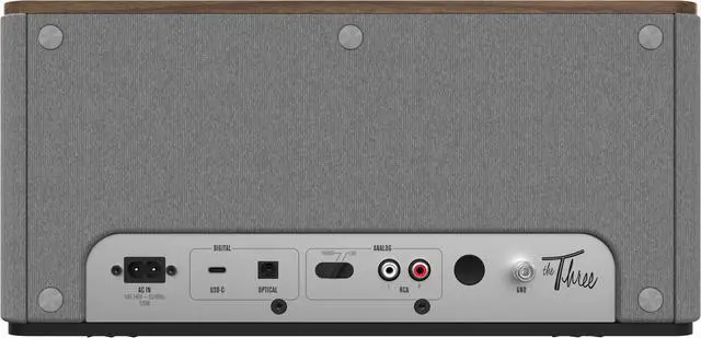 Alt view image 3 of 9 - Klipsch THE THREE PLUS Premium Bluetooth Speaker System (Walnut)