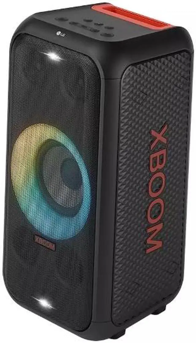 Alt view image 2 of 8 - LG XBOOM XL5S Portable Tower Speaker with Multi-Ring Lighting