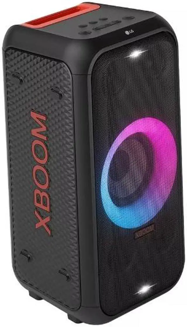 Alt view image 3 of 8 - LG XBOOM XL5S Portable Tower Speaker with Multi-Ring Lighting