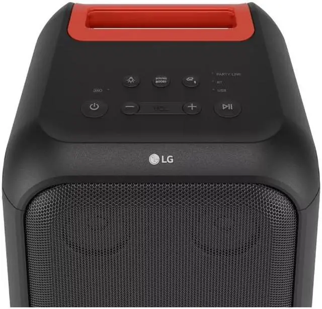 Alt view image 7 of 8 - LG XBOOM XL5S Portable Tower Speaker with Multi-Ring Lighting