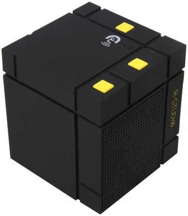 Alt view image 6 of 7 - Rosewill R-Studio - MINI RUBIC-BK - Portable Bluetooth Speaker with NFC and Handsfree Mic