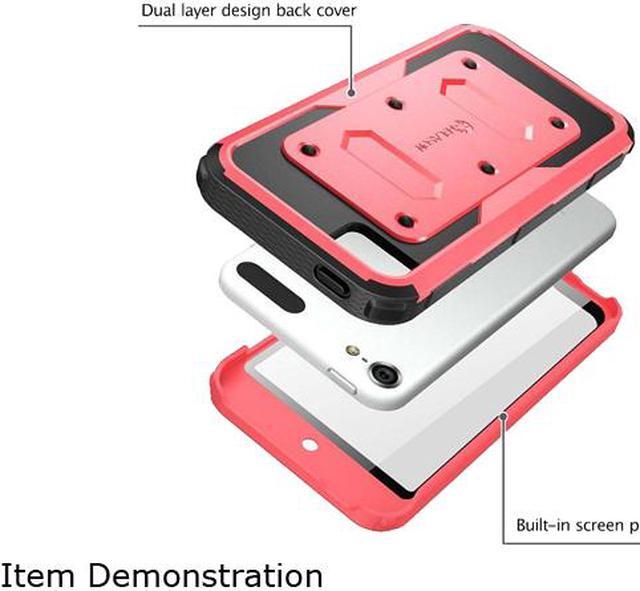 Alt view image 5 of 7 - i-Blason Apple iPod Touch (5th & 6th Generations) Case - Armorbox Series Fullbody Case with Screen Protector iTouch-6G-Armorbox-Pink