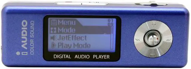 Alt view image 2 of 7 - iAUDIO Blue 512MB MP3 Player U2-512BU