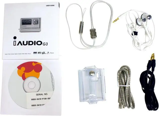Alt view image 7 of 8 - iAUDIO White 1GB MP3 Player G3-1024SW