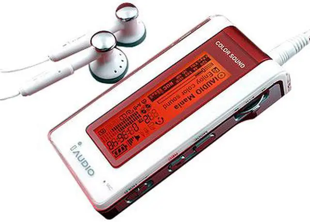 Main image of iAUDIO Red 256MB MP3 Player I5-256RD