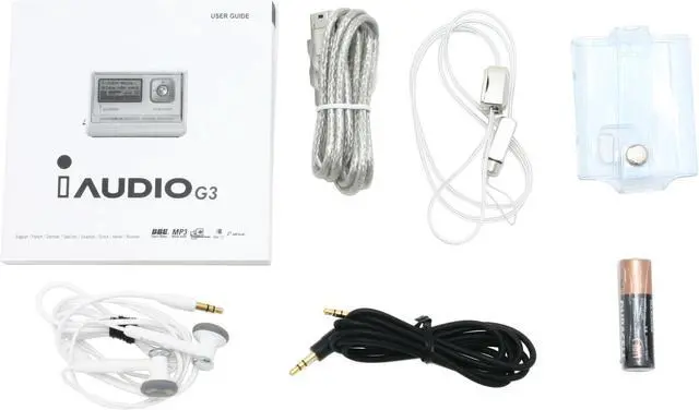 Alt view image 9 of 10 - iAUDIO White 2GB MP3 Player G3-2048SW